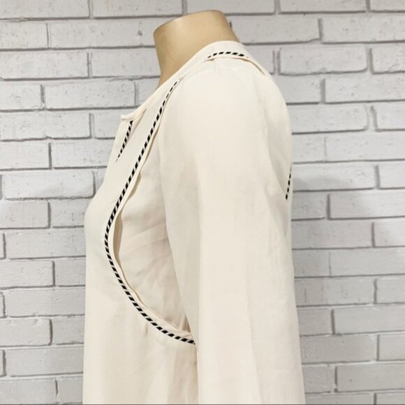 J Crew Women’s Cream Trim Top - Picture 6 of 12